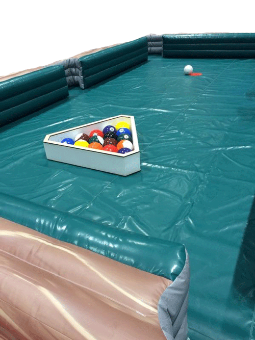 Giant billard pool table