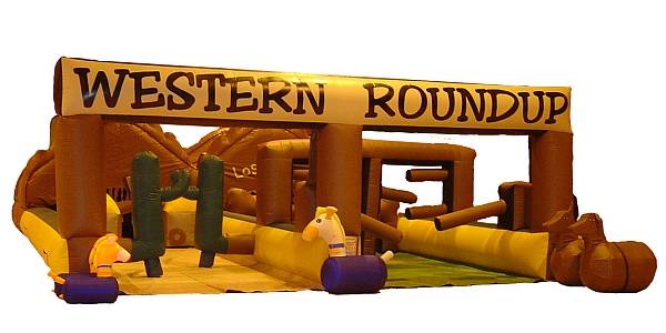 Western Roundup Inflatable for rent