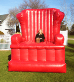 big red chair